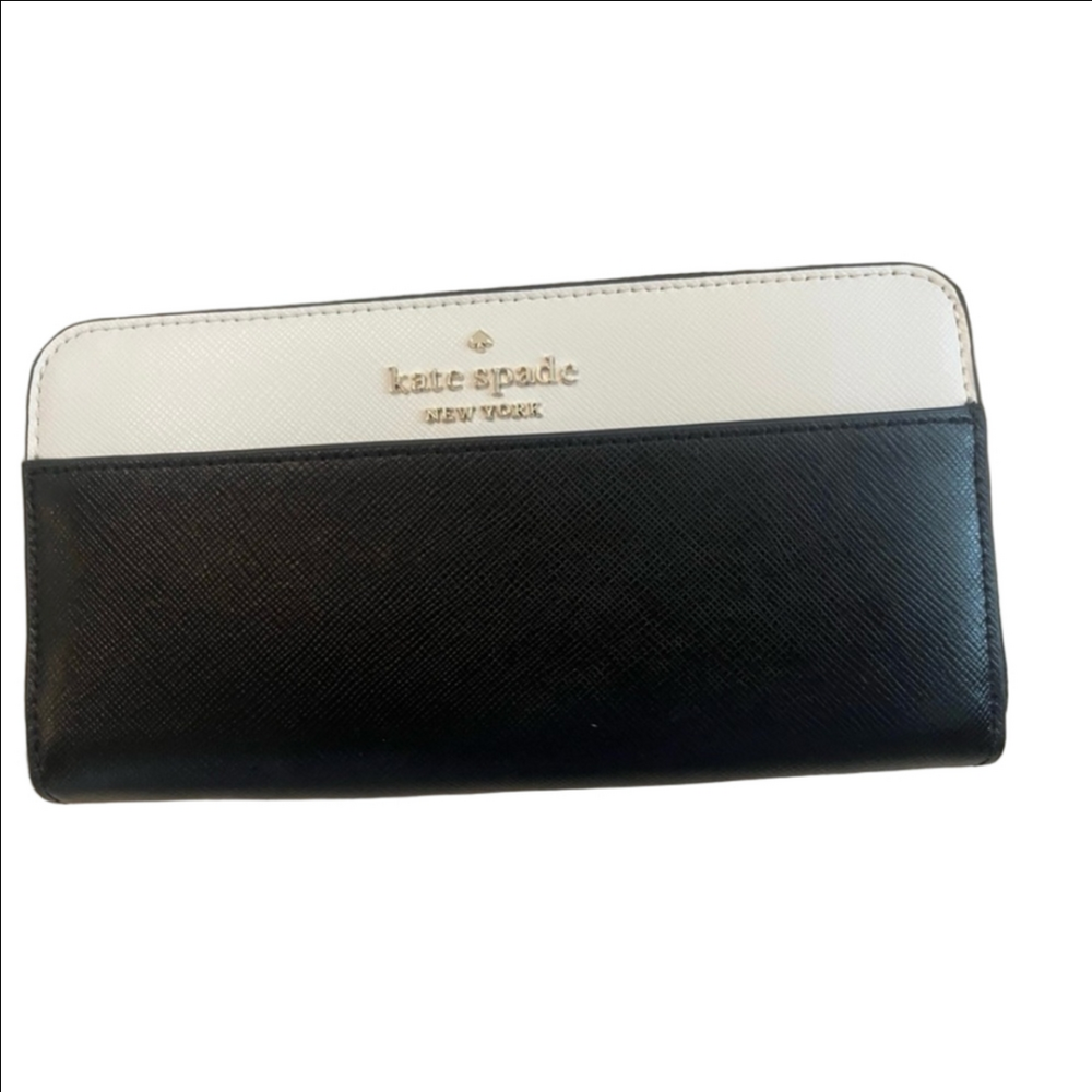 Kate Spade Black and White Women's Wallet